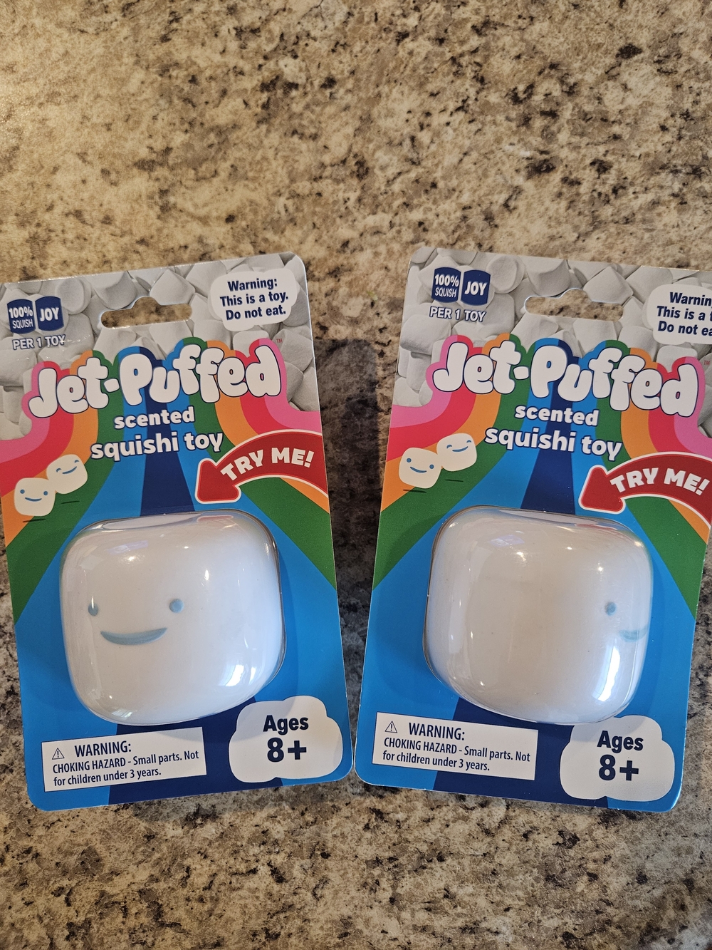 Jet-Puffed Scented Squishi Toy - White